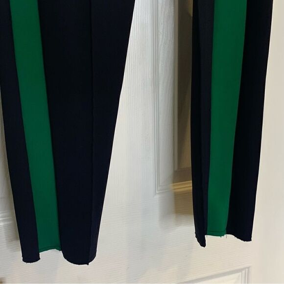 ZARA Joggers Cropped Black and Green Size XS - Picture 6 of 11